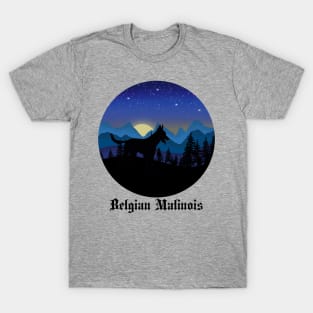 Belgian Malinois Dog Art T-Shirt